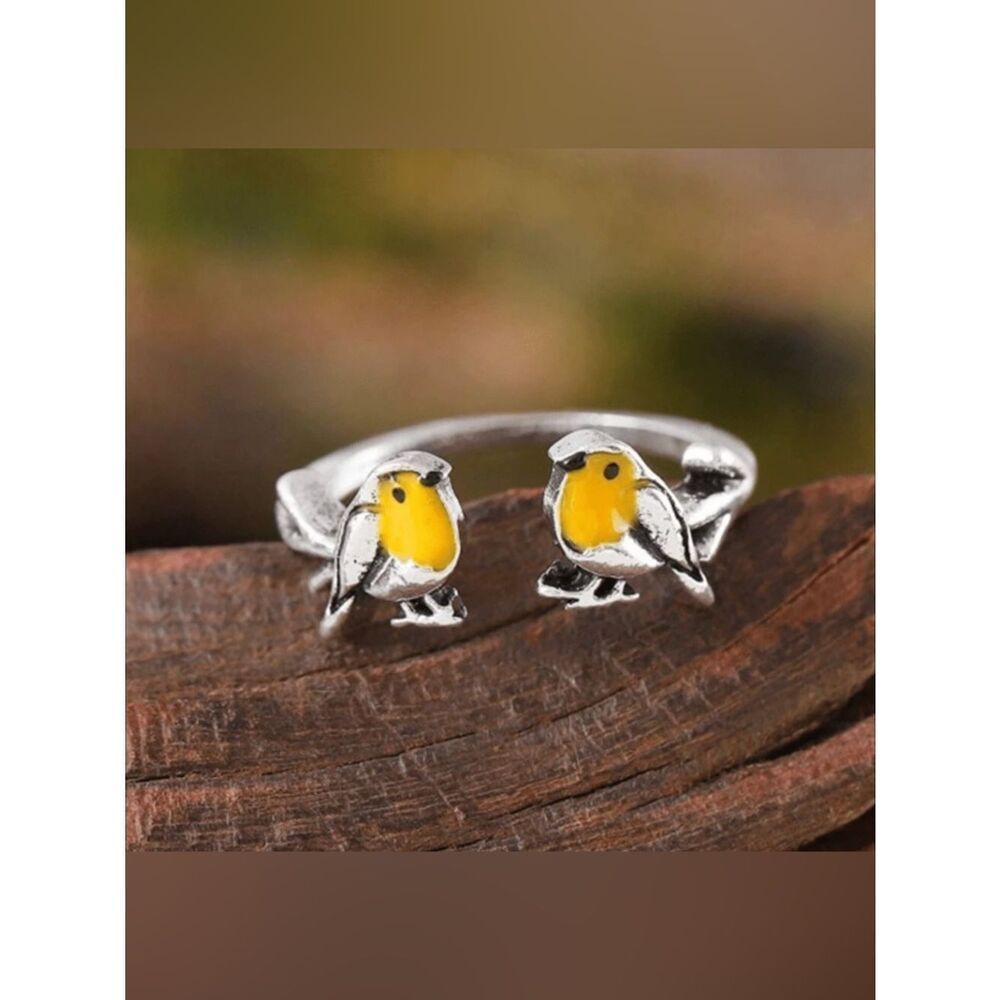 Boho bird ring S1346